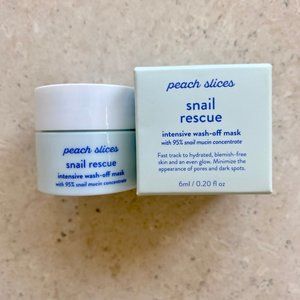 🧡 Mix-N-Match 3/$25 🧡 Peach Slices Snail Rescue Wash-off Mask, travel size